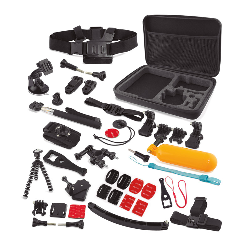 Ultimate Pack KSIX, 22 Accessories in 1, Compatible with GoPro and other sports cameras