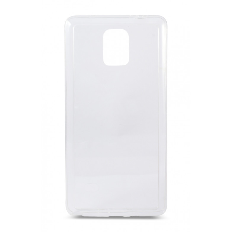 KSIX Ultrathin Fusion Cover With Tpu Edge For Galaxy Note 4 Transparent