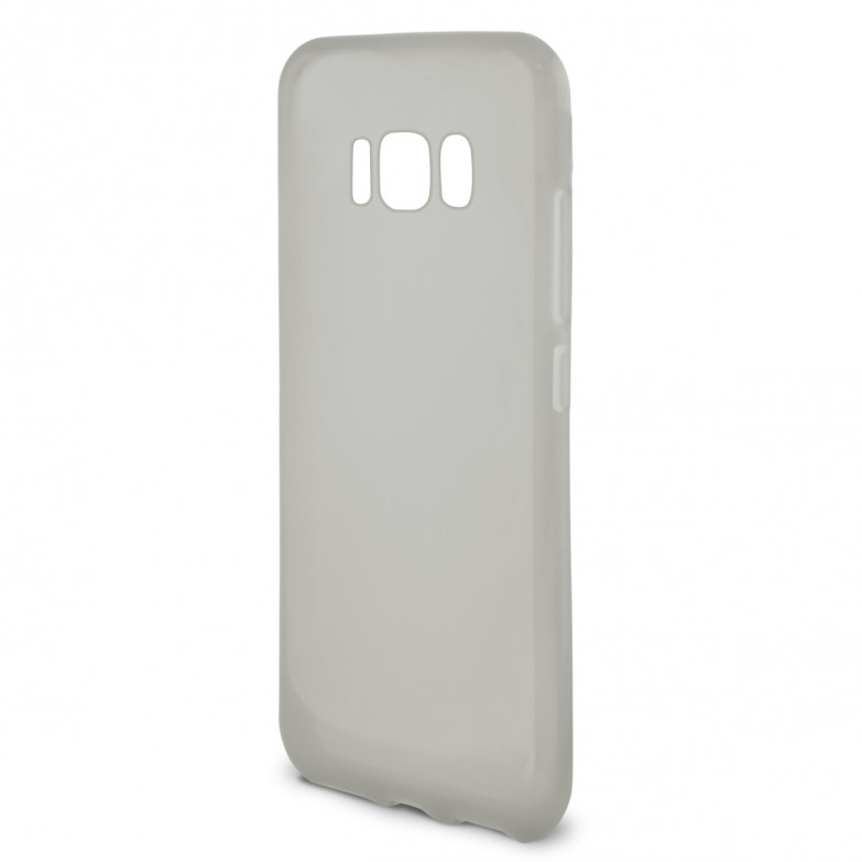 Funda para Samsung Galaxy S8+, Semirrígida, Funda antibacteriana, Gris