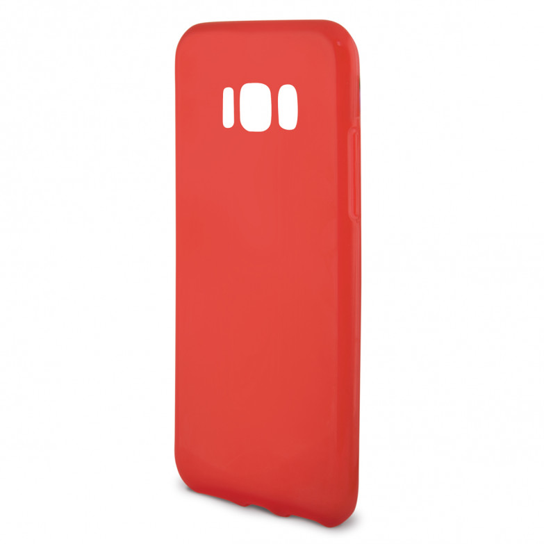 KSIX Sense Aroma Flex Cover Tpu Strawberry Scent For Galaxy S8 Plus Red