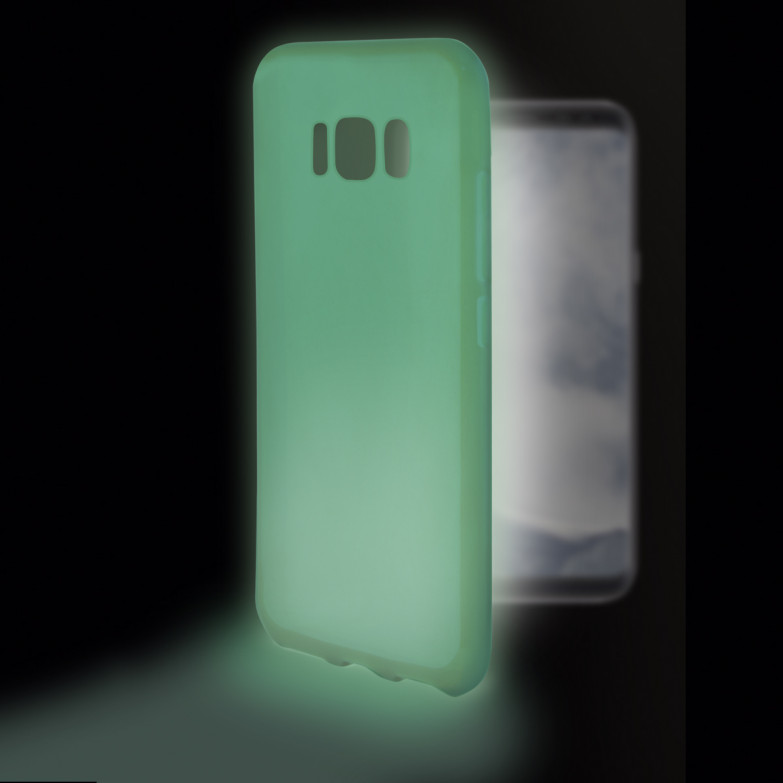 KSIX Sense Lumen Flex Cover Tpu Glow In The Dark For Galaxy S8 Plus Green