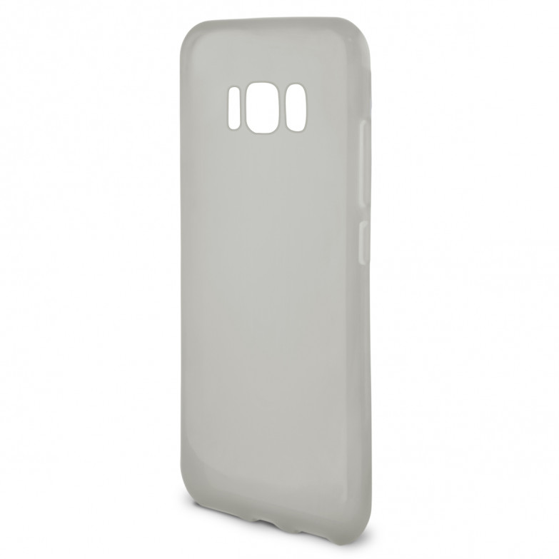 Funda para Samsung Galaxy S8, Semirrígida, Funda antibacteriana, Gris