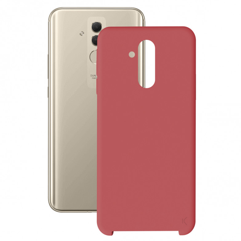 KSIX Soft Silicone Case For Huawei Mate 20 Lite Red