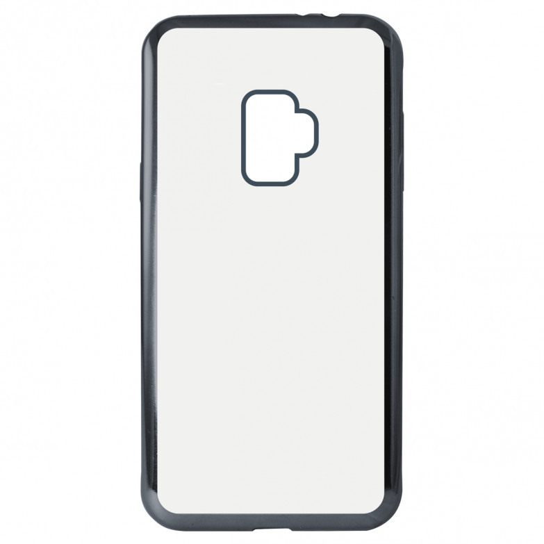 Funda para Samsung Galaxy S9 Plus, Semirrígida, Transparente