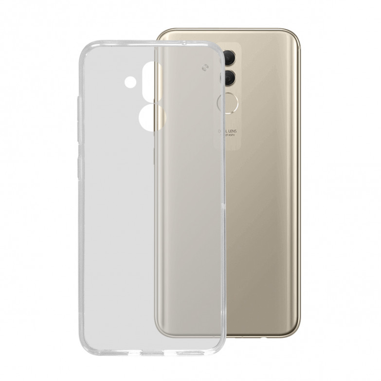 Funda para Huawei Mate 20 Lite, Semirrígida, Transparente