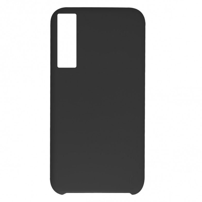 KSIX Soft Silicone Case For Galaxy A7 2018 Black