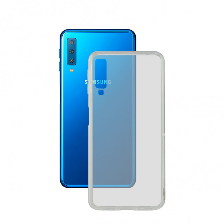 Flex Case KSIX Tpu For Galaxy A7 2018 Transparent