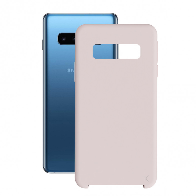 Funda para Samsung Galaxy S10, Semirrígida, Rosa