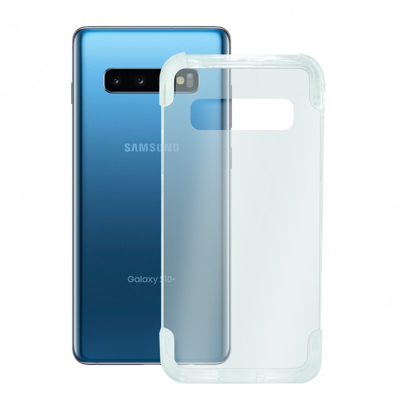 KSIX Armor Extreme Flex Cover Tpu Reinforced High Resistance For Galaxy S10 Plus Transparent