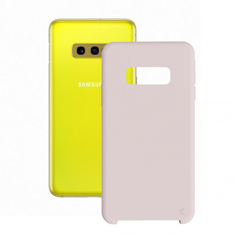 Funda para Samsung Galaxy S10E, Semirrígida, Rosa