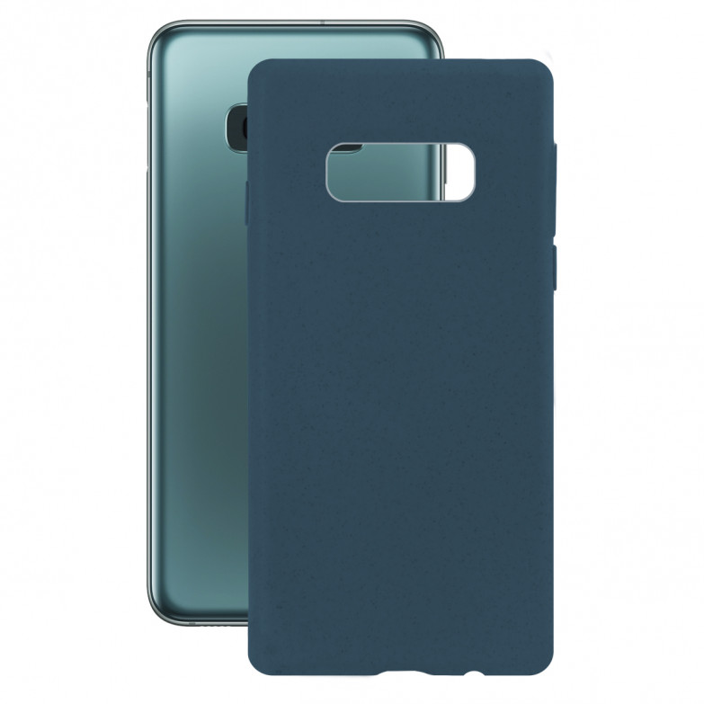 Funda Ecológica para Samsung Galaxy S10E, Semirrígida, Azul