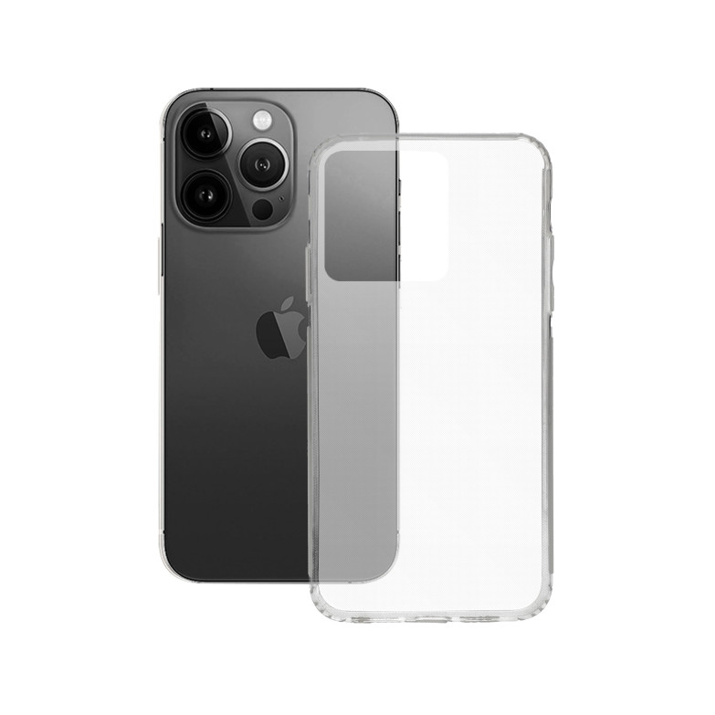 Soft Case for iPhone 15 Pro, Anti-fingerprint, Rugged, Lightweight, Wireless Charging Compatible, Transparent