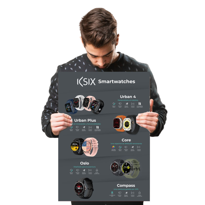 Póster Gama Ksix Wearables - Descárgalo online