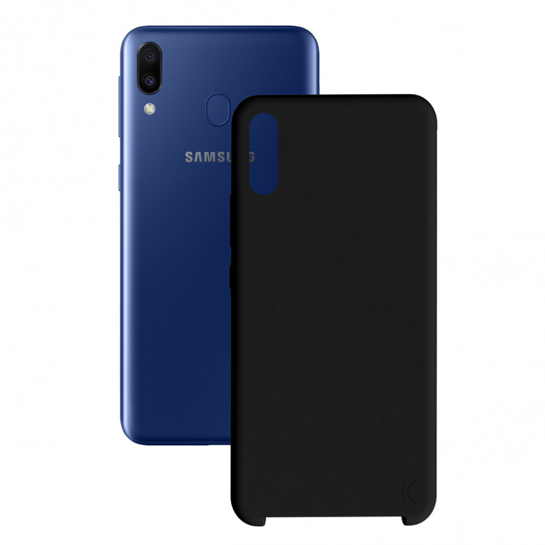 KSIX Soft Silicone Case For Galaxy M10 Black