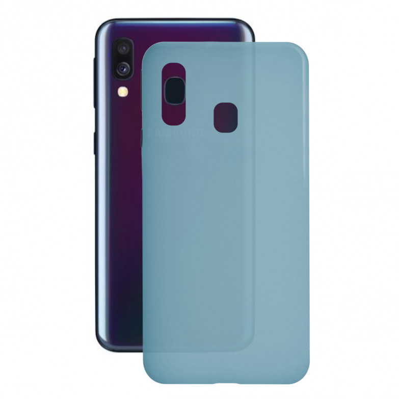 KSIX Color Liquid Cover Tpu For Galaxy A40 Blue