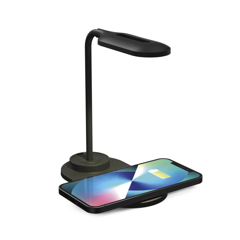 KSIX Lamp and Wireless Charger 15W, Qi Technology, Fast charge