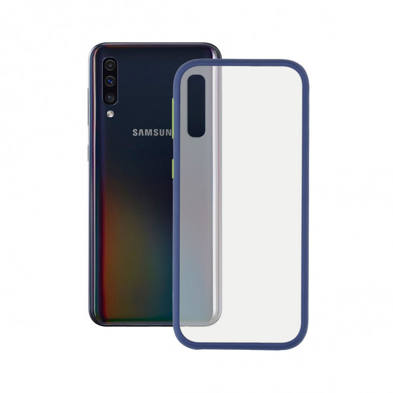 Funda para Samsung Galaxy A50, Galaxy A30S, Semirrígida, Azul