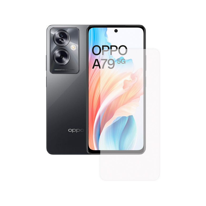 Protector de pantalla para Oppo A79, Vidrio templado, Resistencia 9H, Grosor 0,3 mm, Transparente