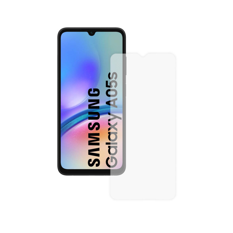 Protector de pantalla para Samsung Galaxy A05S, Vidrio templado, Resistencia 9H, Grosor 0,3 mm, Transparente