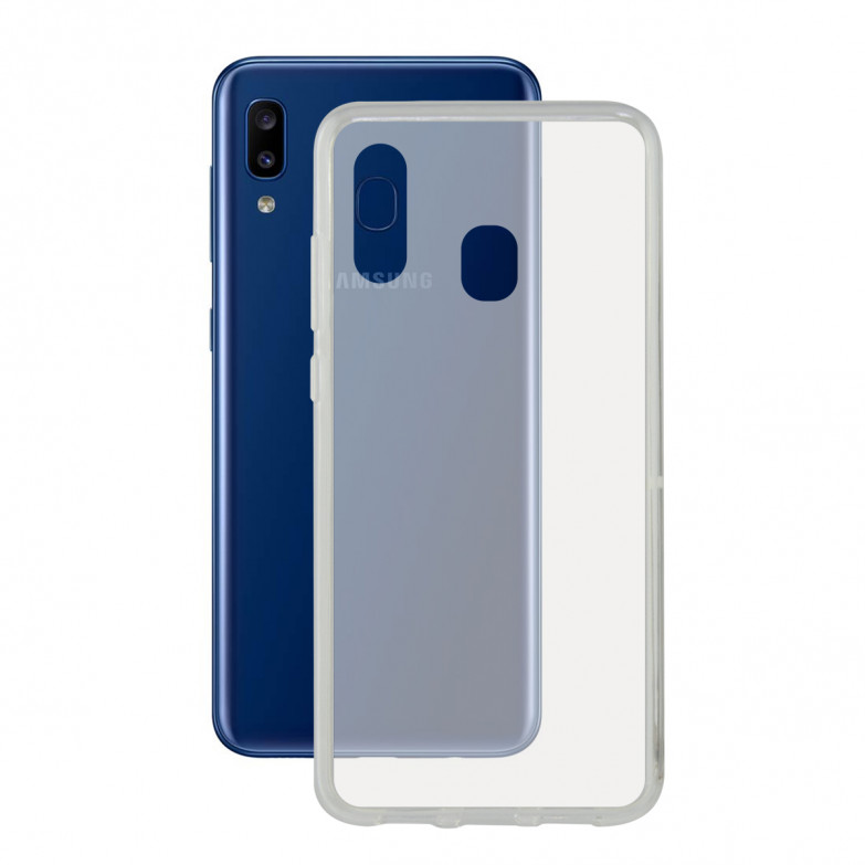 KSIX Flex Cover Tpu For Galaxy A20 Transparent