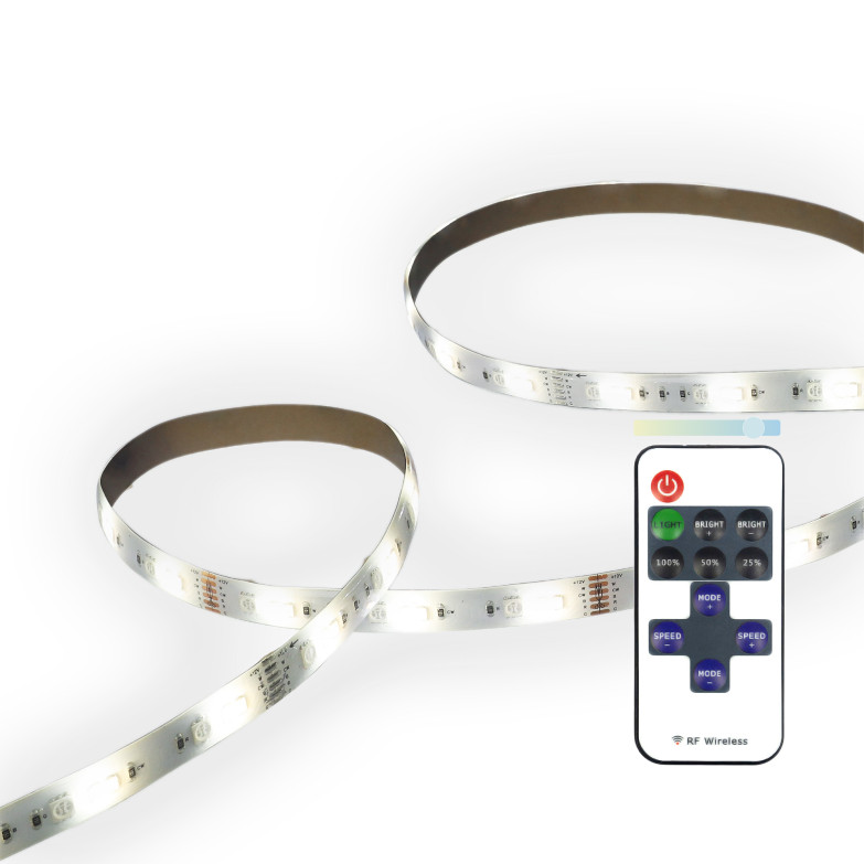 KSIX LED Strip 5m, Cuttable, 2400 lm, CCT Whites, Remote control