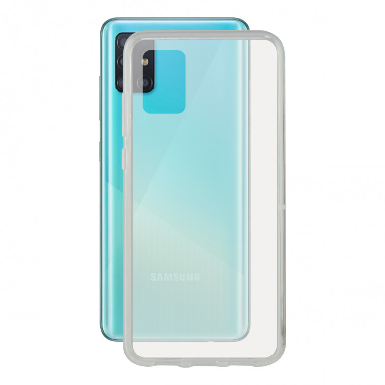 Funda para Samsung Galaxy A51, Flexible, Transparente