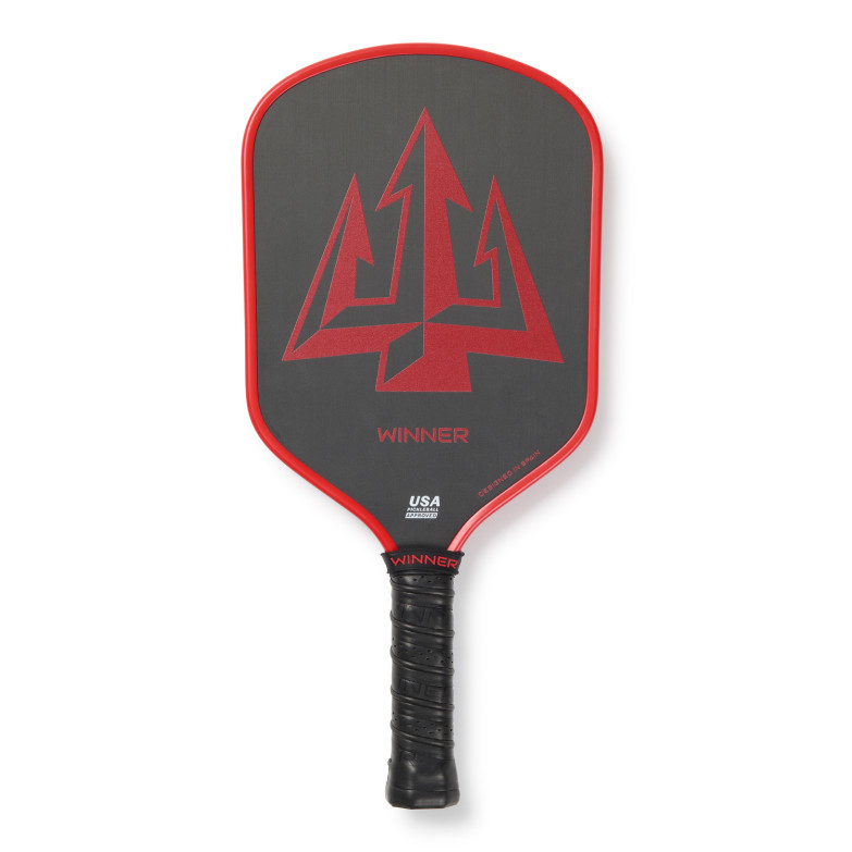 Raqueta pickleball Winner AX carbon roja