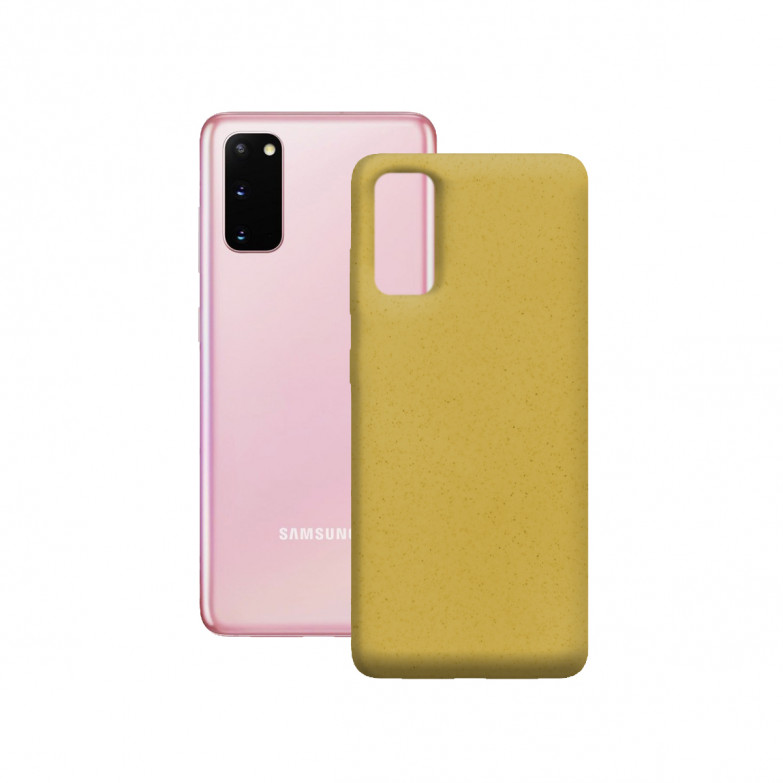 Funda Ecológica para Samsung Galaxy S20, Flexible, Amarillo