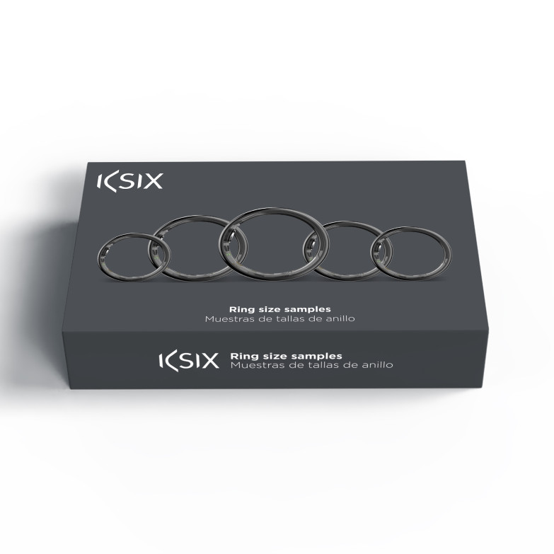 KSIX Saturn sample ring case, size guide