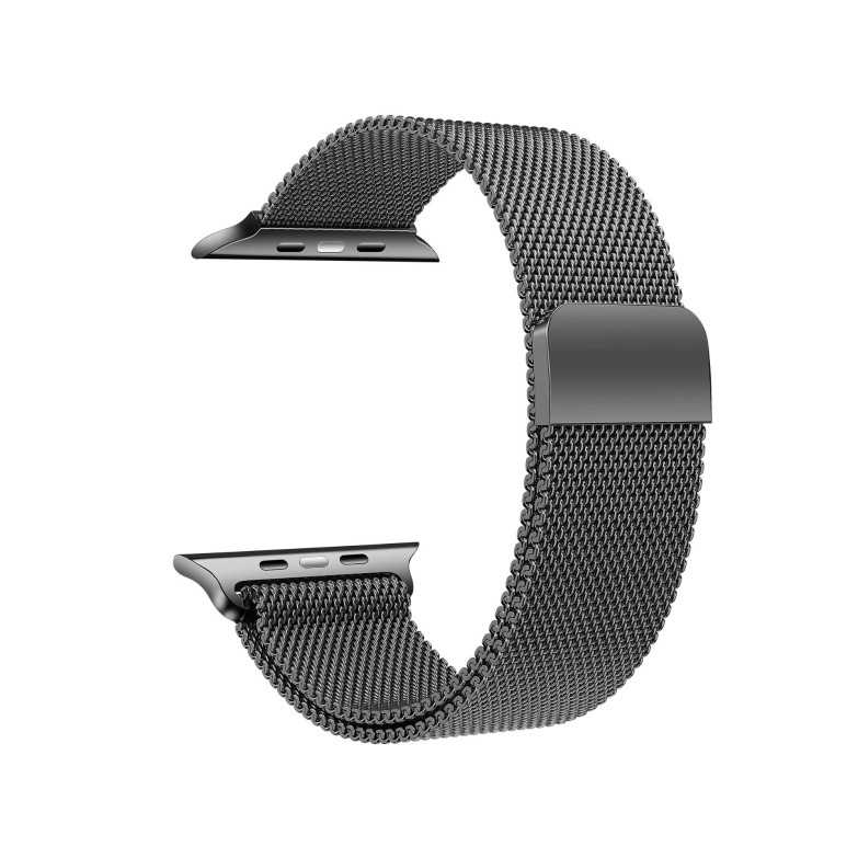 Correa intercambiable KSIX Metal, compatible con Series Urban y Apple Watch 42/44/45/49mm, Negro