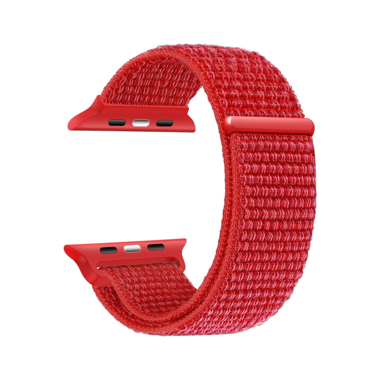 Correa intercambiable KSIX Comfy, compatible con Series Urban y Apple Watch 42/44/45/49mm, Rojo