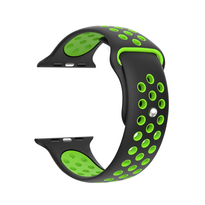 Interchangeable strap KSIX Sport, compatible with Series Urban y Apple Watch 42/44/45/49mm, Green