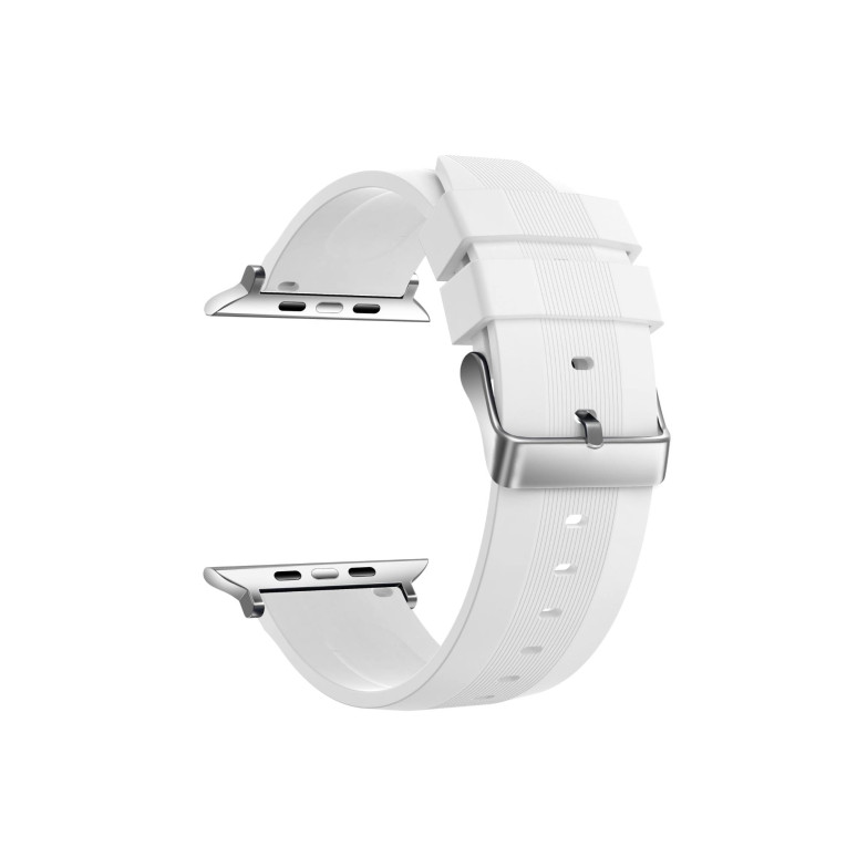 Correa intercambiable KSIX Buckle, compatible con Series Urban mini y Apple Watch 38/40/41mm, Blanco