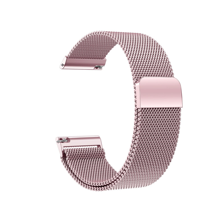 Interchangeable strap KSIX Metal, universal 22mm compatibility, Pink