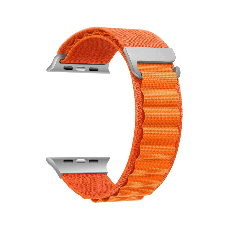 Correa intercambiable KSIX Adventure, compatible con Series Urban y Apple Watch 42/44/45/49mm, Naranja