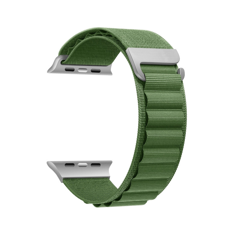 Correa intercambiable KSIX Adventure, compatible con Series Urban y Apple Watch 42/44/45/49mm, Verde