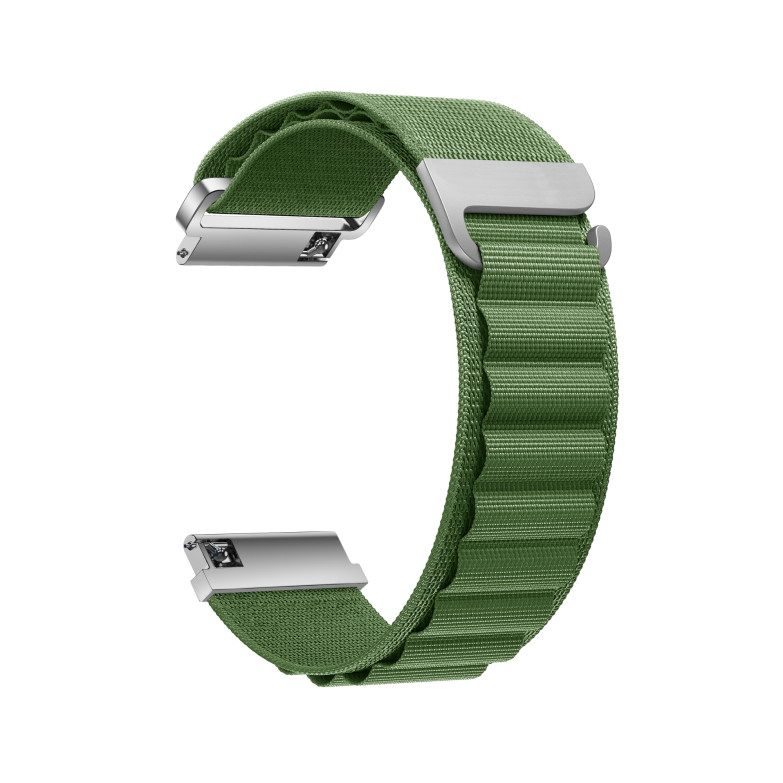 Interchangeable strap KSIX Adventure, universal 22mm compatibility, Green