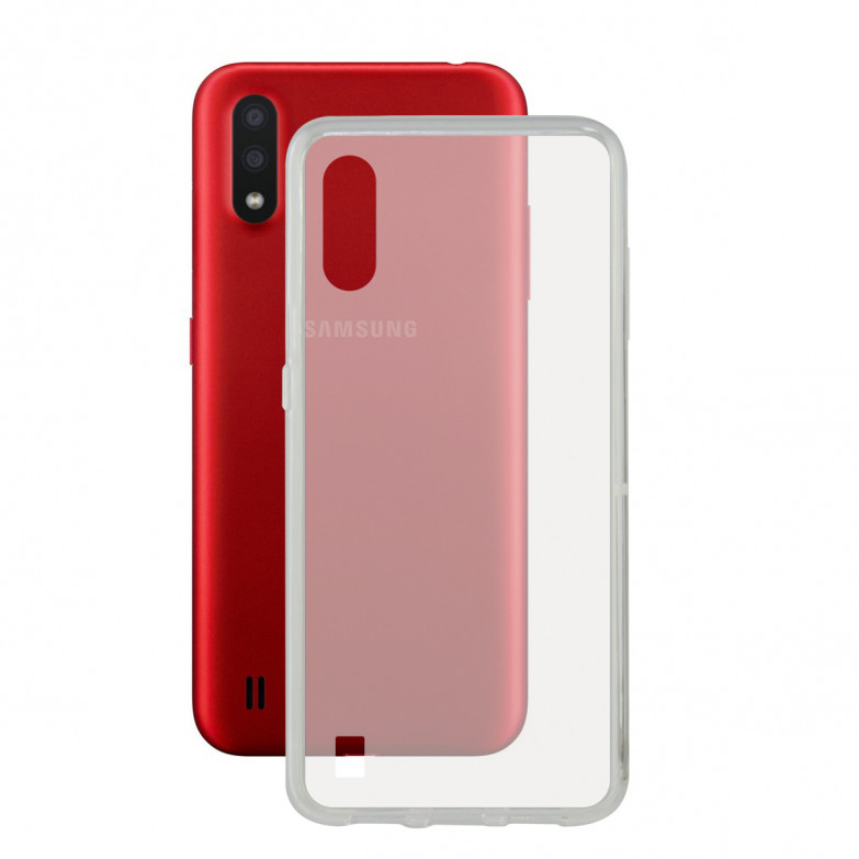 KSIX Flex Cover Tpu For Galaxy A01 Transparent