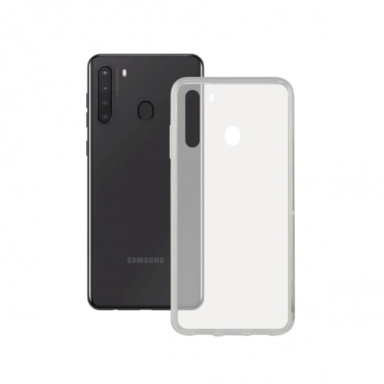 KSIX Flex Cover Tpu For Galaxy A21 Transparent