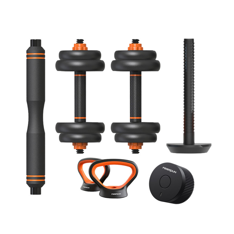 Smart Kit Pack Dumbbell + Barbell + Kettlebell Xiaomi Fed + Sensor 10 Kg