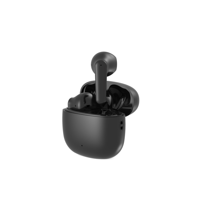 Contact Twins Nano Wireless Earphones, TWS, IPX4, 4+15h Battery Life, Lightweight & Functional – Black