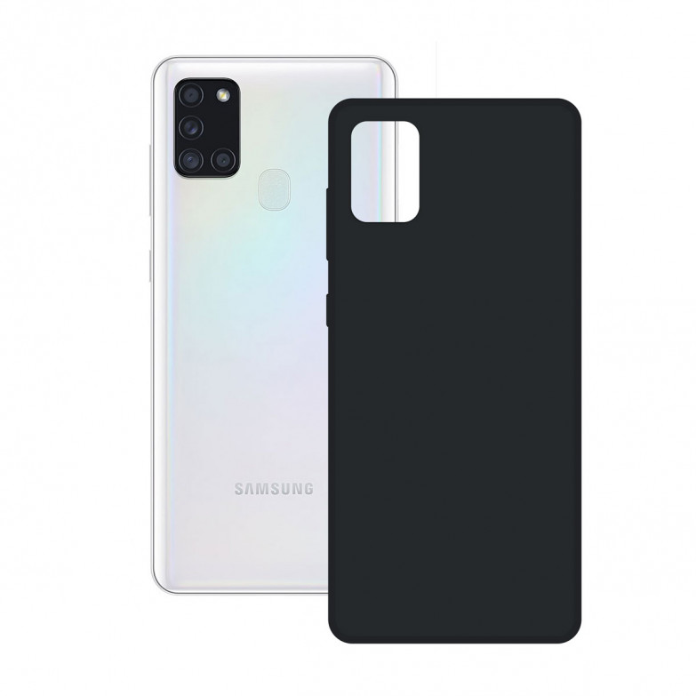 Funda para Samsung Galaxy A21S, Rígida, Negro