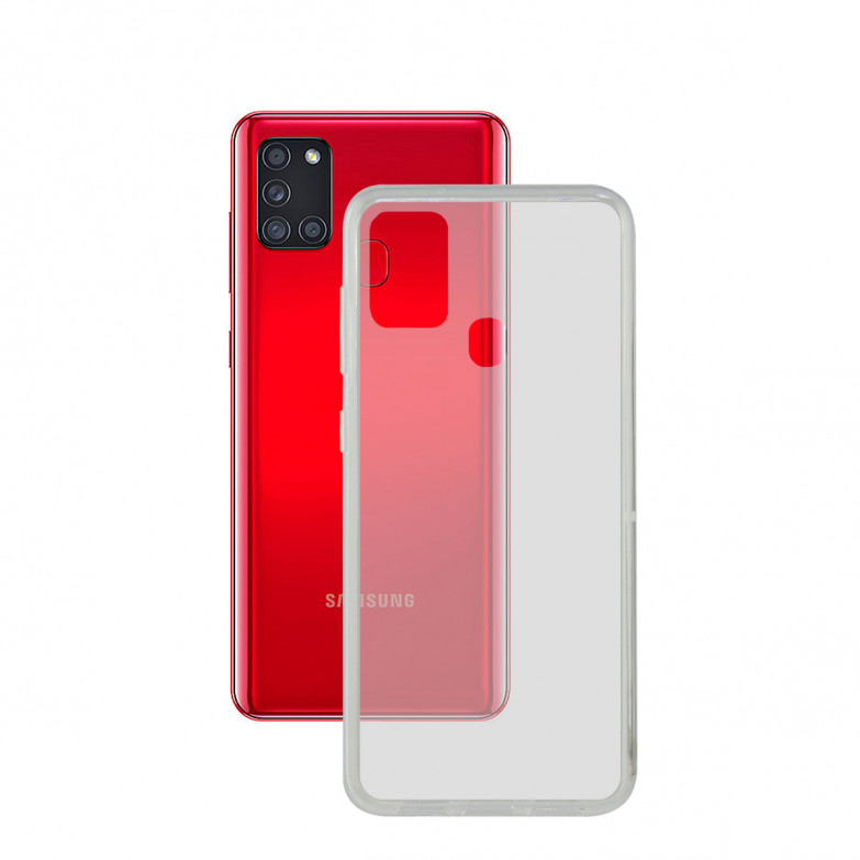 KSIX Flex Cover For Galaxy A21s Transparent