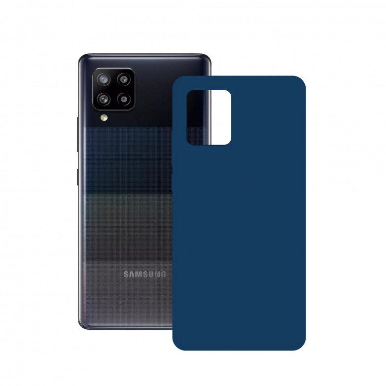 Silk Case For Galaxy A42 KSIX Blue