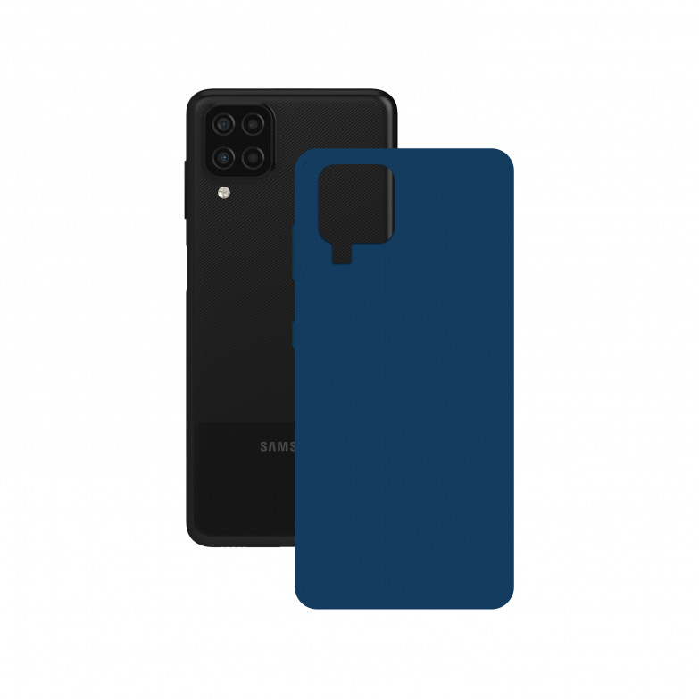 Funda KSIX flexible, Samsung Galaxy A12, TPU, Azul