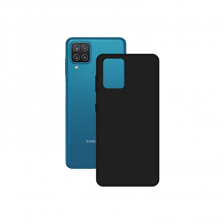 Silk Case For Galaxy A12 KSIX Black